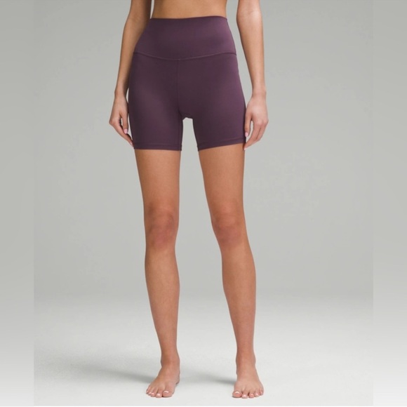 lululemon athletica Pants - Lululemon Align High-Rise Short 6” Grape Thistle 10 NWOT